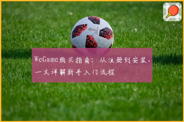 WeGame购买指南：从注册到安装，一文详解新手入门流程